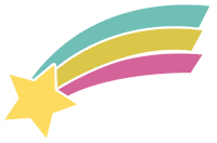 Rainbow Star Sticker