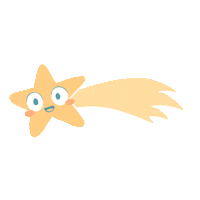 Happy Shooting Star Sticker