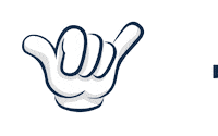 shaka hexatraction Sticker by RSPro