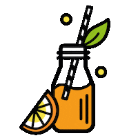 Orange Lemonade Sticker by bilou