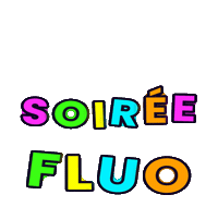 Soiree Fluo Sticker by BIGAJUMP