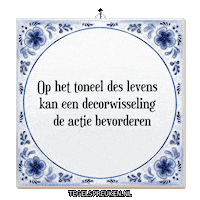 Humor Spanning Sticker by Tegelspreuken.nl