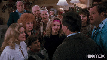 Surprised National Lampoons Christmas Vacation GIF by HBO Max