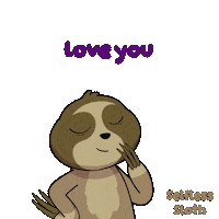 I Love You Sloth Sticker by VeeFriends