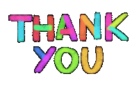 Thank U Sticker by AlwaysBeColoring