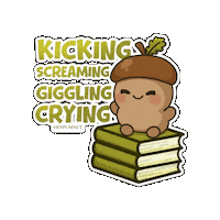 Books Reading Sticker