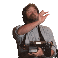 HoensCreative cameraman regie regisseur cameravrouw Sticker