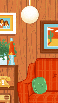 danblaushild 70s basement GIF