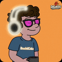 DashKids music coffee morning vibes GIF