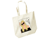 whoisg wow logo omg bag Sticker