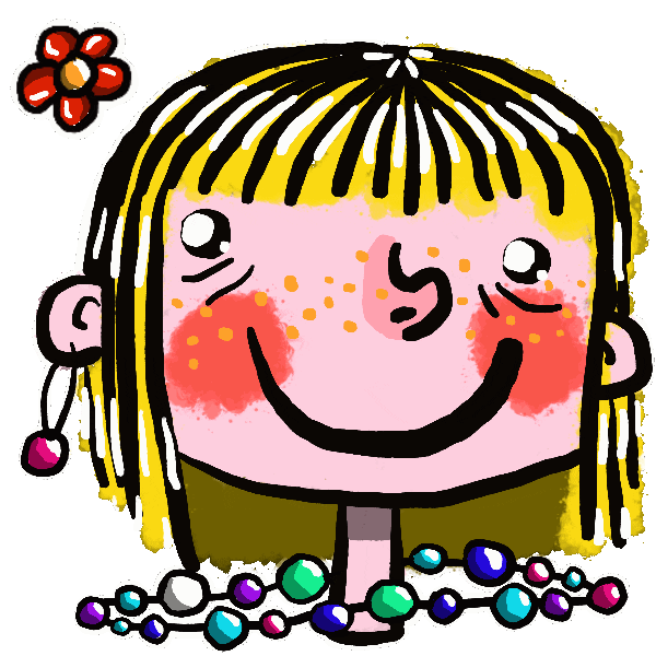 Happy Flower Sticker