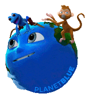 Happy I See You Sticker by Planet Blue