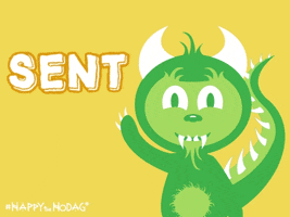HappyTheHodag hello wave greetings missing you GIF