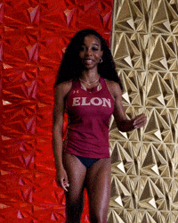 Elon Womens Track Field GIF by Elon Phoenix
