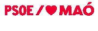 PSOEMAO menorca psoe psoe mao Sticker