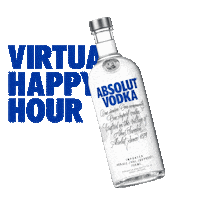 Happy Hour Virtual Party Sticker by Absolut Vodka