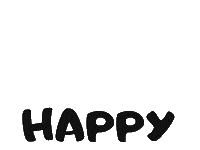 Happy Sticker