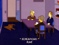 Yell Season 3 GIF by The Simpsons