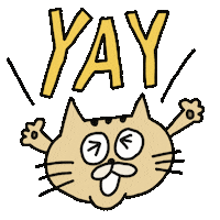 Happy Cat Sticker