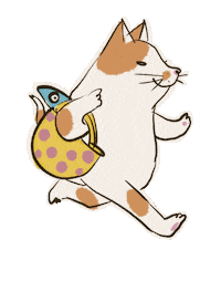 猫 Go Sticker by 河童堂