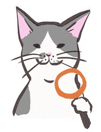 猫 Sticker by 河童堂