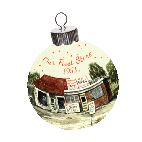 Christmas Tree Sticker by Bill Miller Bar-B-Q