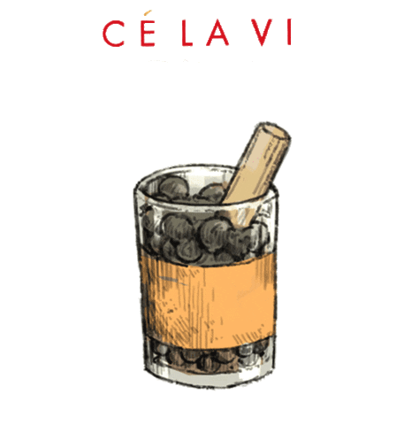 Cake Cocktail Sticker by ce la vi taipei