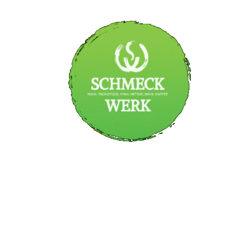 schmeckwerk giphyupload logo delicious breakfast Sticker