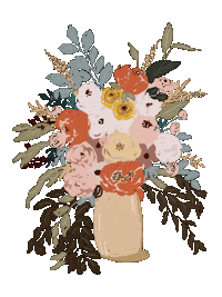 Flowers Painting Sticker