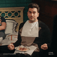 Pop Tv Eating GIF by Schitt's Creek