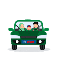 BoschAutoparts car raya bosch hariraya Sticker