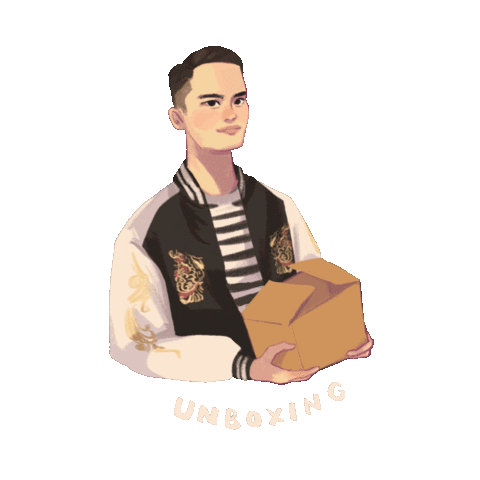 Box Mail Sticker by Rafhi Dominic
