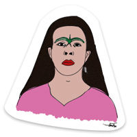 lemebel Sticker by RayaArtist