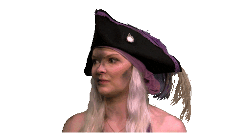 surprised pirate Sticker by Universal Music Deutschland