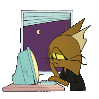 Tired Good Night Sticker