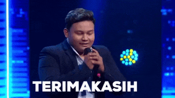 Terimakasih Thank You GIF by Indonesian Idol