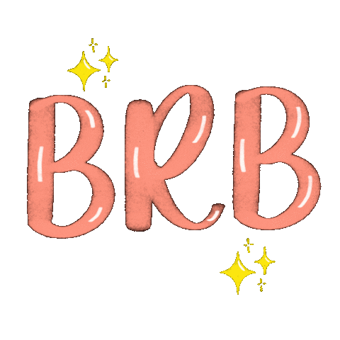 Be Right Back Brb Sticker