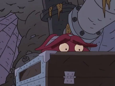 nickrewind giphydvr nicksplat aaahh real monsters giphyarm035 GIF
