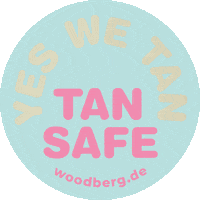 woodberg tan woodberg sunblocker yeswetan Sticker