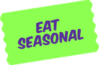Eat Seasonal Sticker by Count Us In