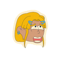 Nervous Thank Goodness Sticker