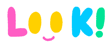 eyes look Sticker by MIS0HAPPY