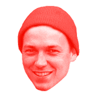 Head Sticker by FRDMSK