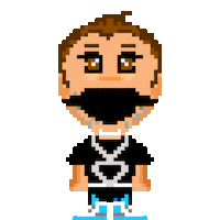 Pixel Art Graffiti Sticker by Teo KayKay