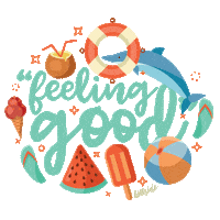 feel good summer Sticker by HillsideNOW