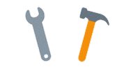 emojivid emoji emojivid objects hammerandwrench Sticker