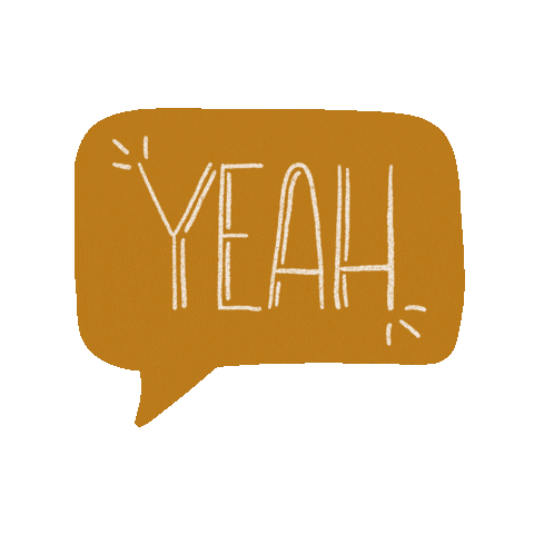 Lybstes happy yeah bubble speechbubble Sticker