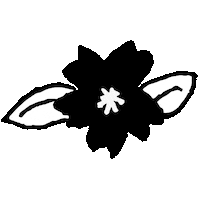 marliki love instagram white flower Sticker