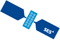SESSatellites rocket satellite ses antenna Sticker