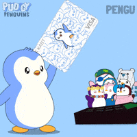 Credit Card Penguin GIF by Pudgy Penguins